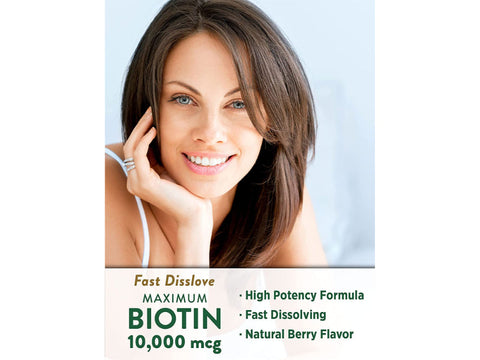 Nature's Truth Biotin 10,000mcg, 120 tablets