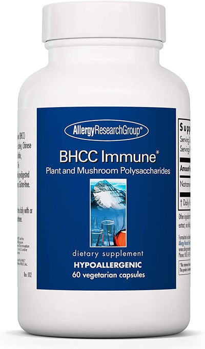 مجموعة أبحاث الحساسية BHCC Immune - عديدات السكاريد النباتية والفطرية - 60 كبسولة 