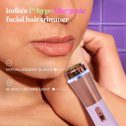 Bombae Facial Hair Mini Trimmer Fuzz Off, 1pc