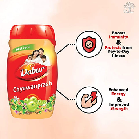 Dabur Chyawanprash- Immunity Booster Enriched With Vitamin C, Herbal, Natural 500 gm