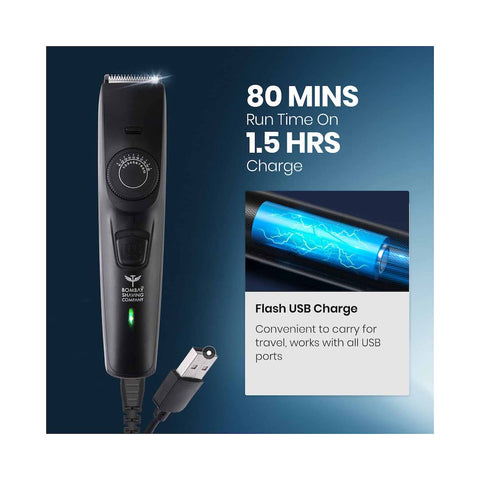 Bombay Shaving Company Cordless Beard Trimmer - Black, 1 pc
