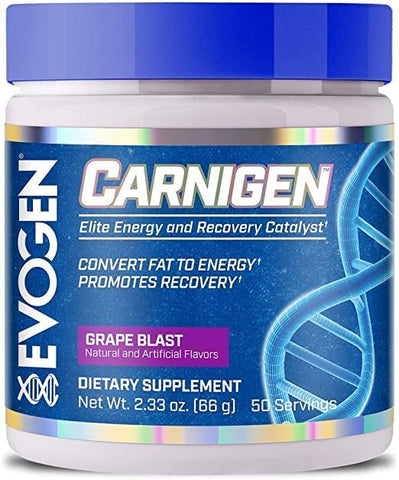 Evogen Carnigen  Grape Blast 50 servings