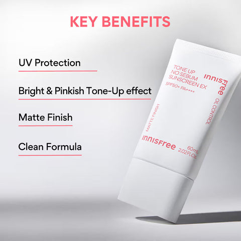 Innisfree Tone Up No Sebum Sunscreen 60ml