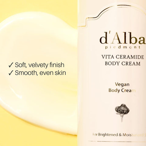 d'Alba Vita Ceramide Body Cream - Vitamin C & Ceramide, 270ml