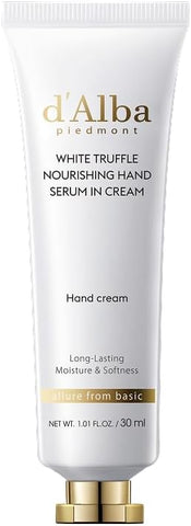 d'Alba White Truffle Hand Serum-in-Cream - Nourishing & Softening - 30ml