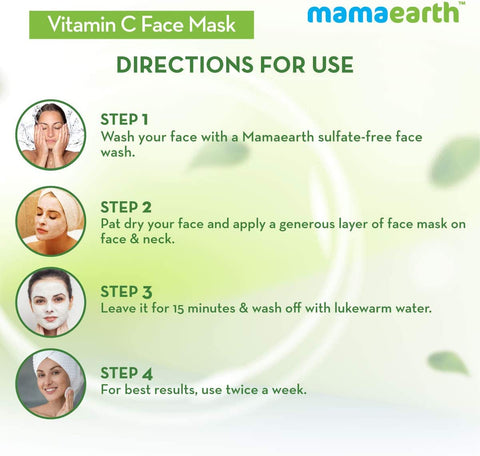 Mamaearth Vitamin C Face Mask for Skin Illumination - 100 g