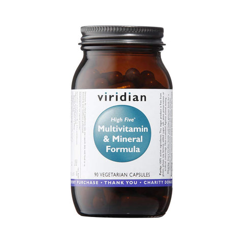 Viridian HIGH FIVE Multivit & Mineral Formula 90 Veg Caps