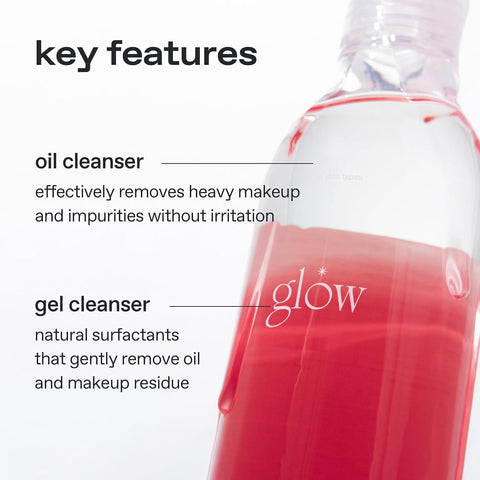 Glow Guava Oil-Gel Facial Cleanser - Deep Hydration & Makeup Removal, 190ml