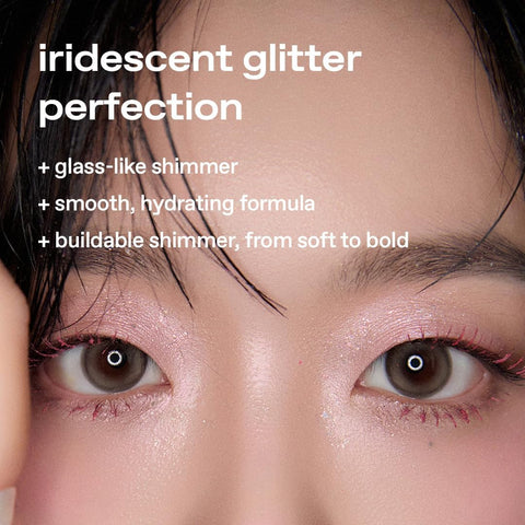 Glow Shattered Glass Glitter Eyeliner - Metallic Shimmer, Moisture-Rich, 3.5g