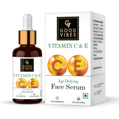 سيروم Good Vibes المضاد لعلامات التقدم في السن بفيتامين C وE، 30 مل