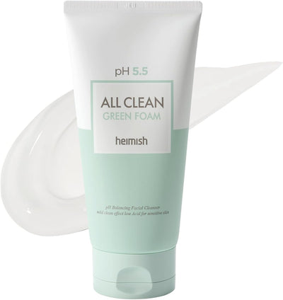 Heimish All Clean Green Foam Cleanser - pH Balancing, 150g