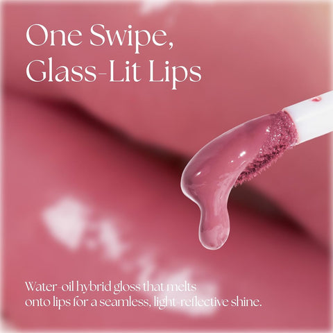 ICY GLOW Lip Tint - Vegan Collagen, Red Gloss Shine, 5ml