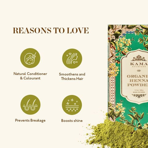 Kama Ayurveda Organic Heena Powder 100G (N)