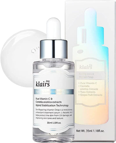KLAIRS Freshly Juiced Vitamin C Drops - 5% L-Ascorbic Acid with Centella Asiatica - 35ml Serum