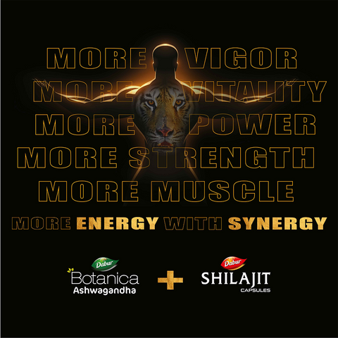 Dabur Energy & Stamina Booster Pack- Shilajit and Ashwagandha