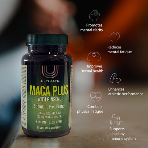 Ultimate MACA PLUS with Ginseng 90 Capsules