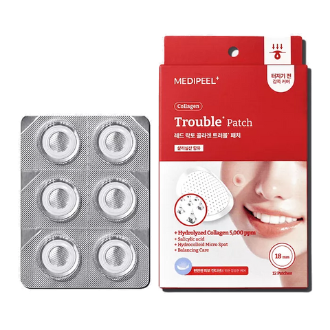 MEDI-PEEL Red Lacto Collagen Trouble Patch 12 PCS