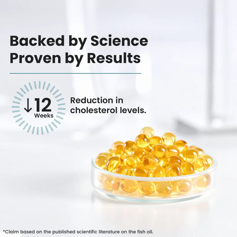 Neuherbs Mini Deep Sea Fish Oil Omega 3 Capsule 1000Mg- 120 Softgels