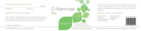 Nutrigold D-Mannose 50 MG