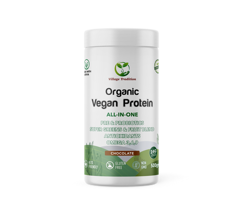 Village Tradition ORGANIC VEGAN PROTEIN - CHOCOLATE