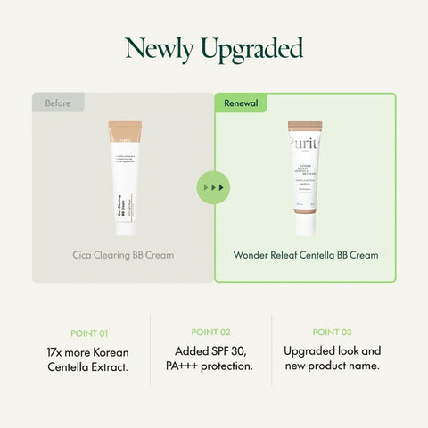 PURITO Wonder Releaf Centella BB Cream #13 Neutral Ivory [30ml]