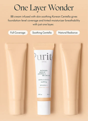 PURITO Wonder Releaf Centella BB Cream #13 Neutral Ivory [30ml]