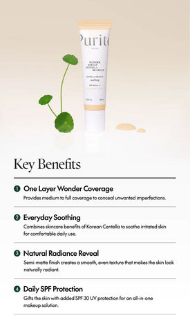 PURITO Wonder Releaf Centella BB Cream #13 Neutral Ivory [30ml]