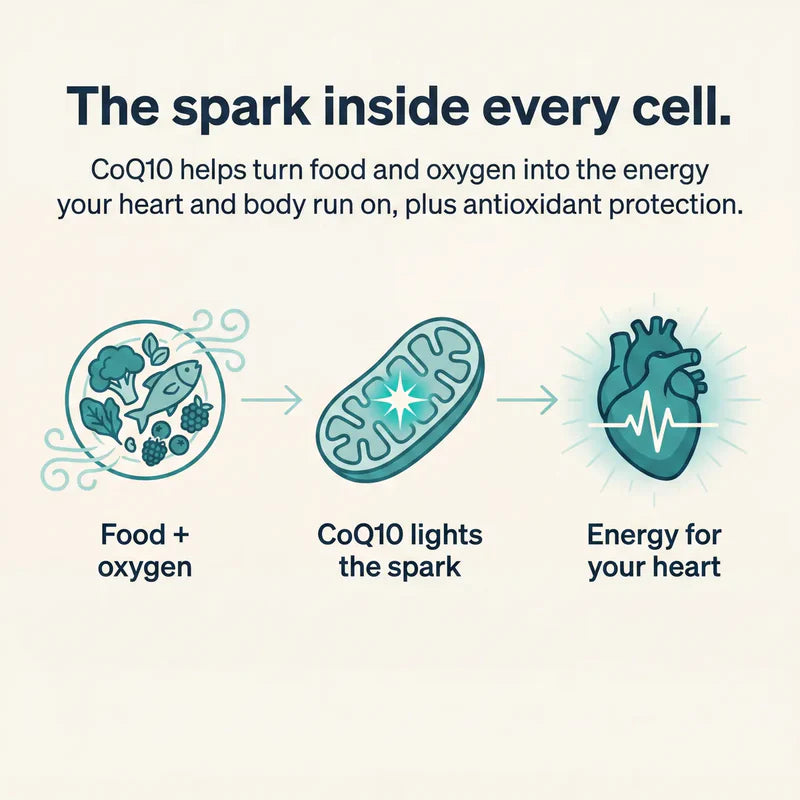 How CoQ10 works in the cell