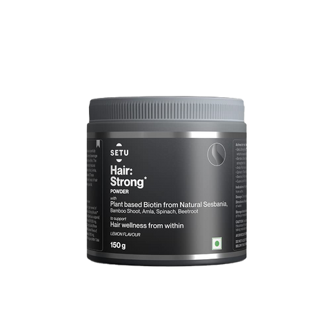 Setu Hair: Strong Powder – Plant-Based Biotin 150g