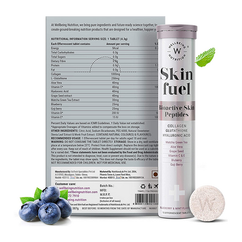 Wellbeing Nutrition Natural Beauty Pack(Healthy Hair + Skin Fuel)