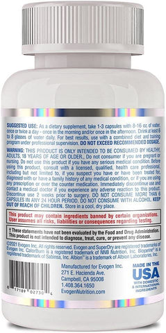 Evogen Nutrition Super Dry Water Loss,  45 Capsules