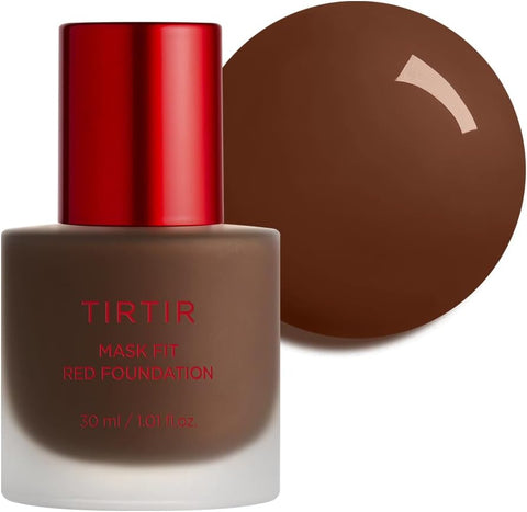 TIRTIR Mask Fit Red Foundation - Satin Finish, Long-Lasting, Hydrating - 1.01 Fl Oz