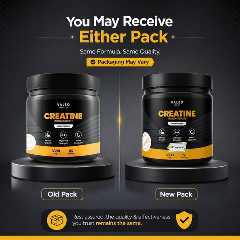 Valeo Creatine Monohydrate Powder 300g, 85 Servings