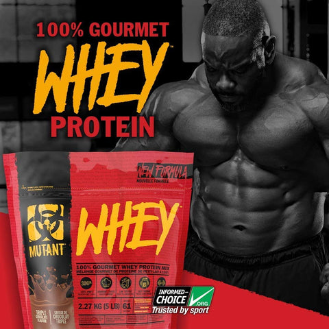 Mutant Whey Triple Chocolate 2.27Kg 5Lb (6/Case)