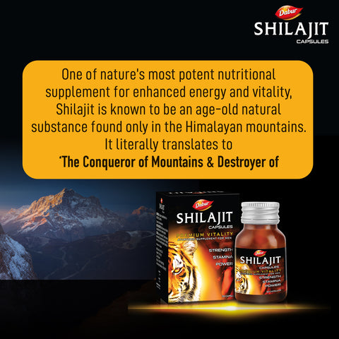 Dabur Shilajit Gold 30 Capsules