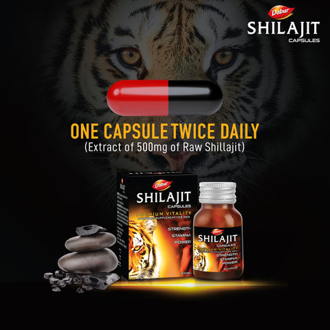 Dabur Shilajit Gold 30 Capsules