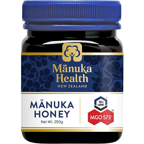 MANUKA HEALTH - MGO 573+ Manuka Honey, 100% Pure New Zealand Honey, 250 g